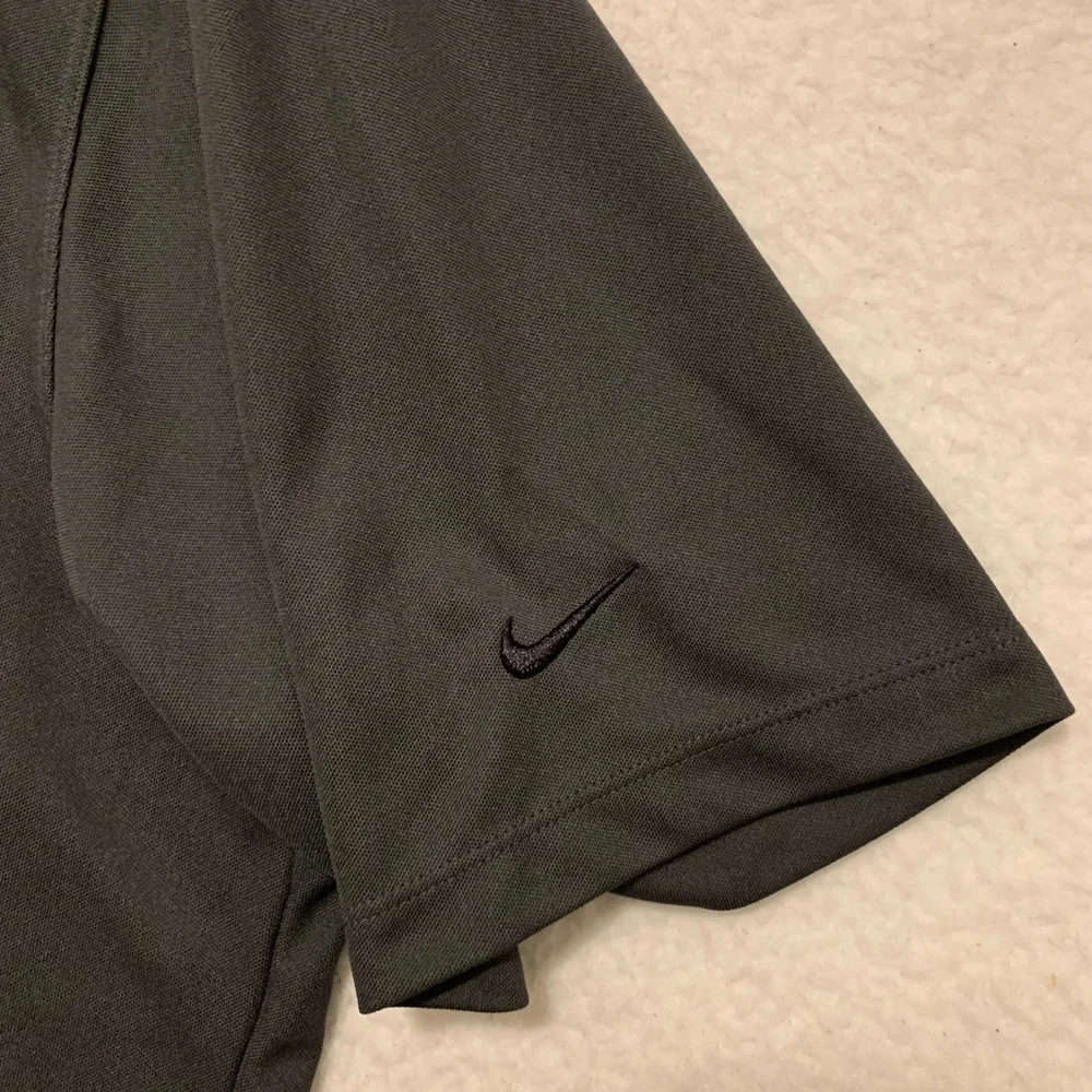 Nike Golf Tito's Handmade Vodka Polo Shirt Mens XL Gray Short Sleeve Performance
